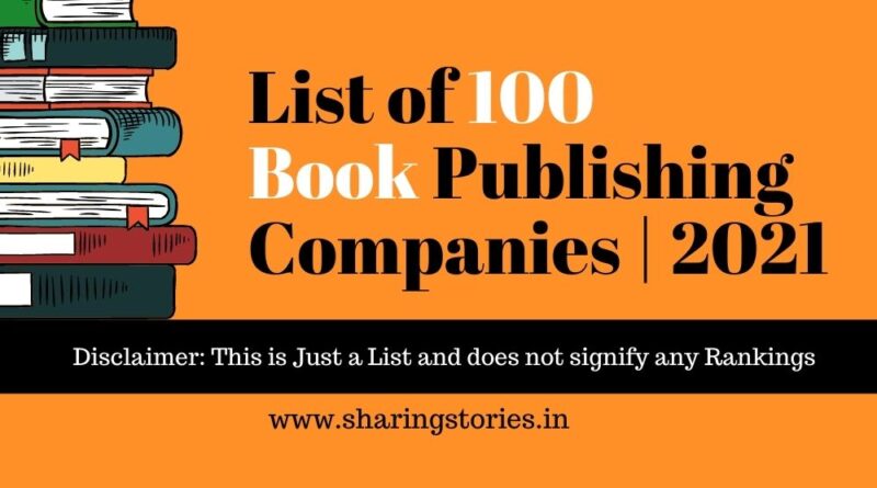 List of Book Publishers in India